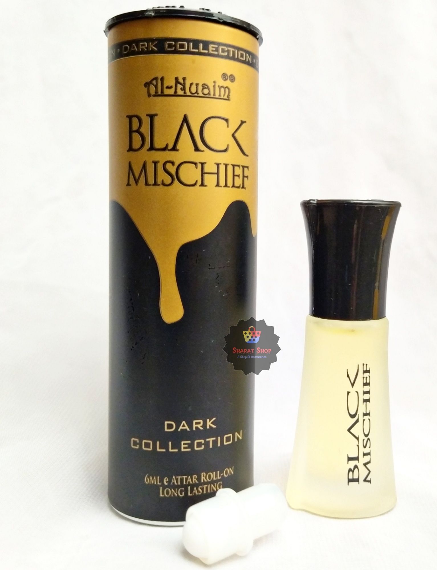 Picture of Al Nuaim Black Mischief Roll On Attar Non Alcoholic Long Lasting Perfume - 6ml Picture of Al Nuaim Black Mischief Roll On Attar Non Alcoholic Long Lasting Perfume - 6ml