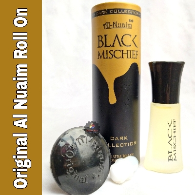 Picture of Al Nuaim Black Mischief Roll On Attar Non Alcoholic Long Lasting Perfume - 6ml Picture of Al Nuaim Black Mischief Roll On Attar Non Alcoholic Long Lasting Perfume - 6ml