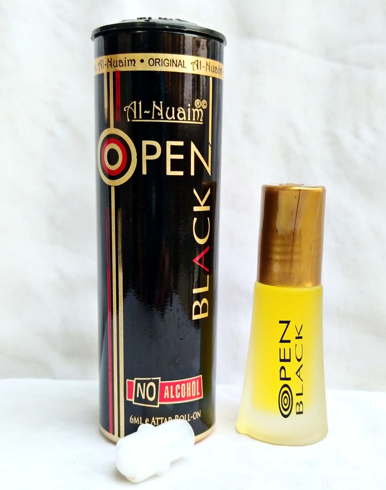 Picture of Al Nuaim Open Black Roll On Attar Non Alcoholic Long Lasting Perfume - 6ml Picture of Al Nuaim Open Black Roll On Attar Non Alcoholic Long Lasting Perfume - 6ml