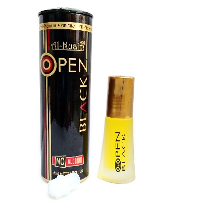 Picture of Al Nuaim Open Black Roll On Attar Non Alcoholic Long Lasting Perfume - 6ml Picture of Al Nuaim Open Black Roll On Attar Non Alcoholic Long Lasting Perfume - 6ml