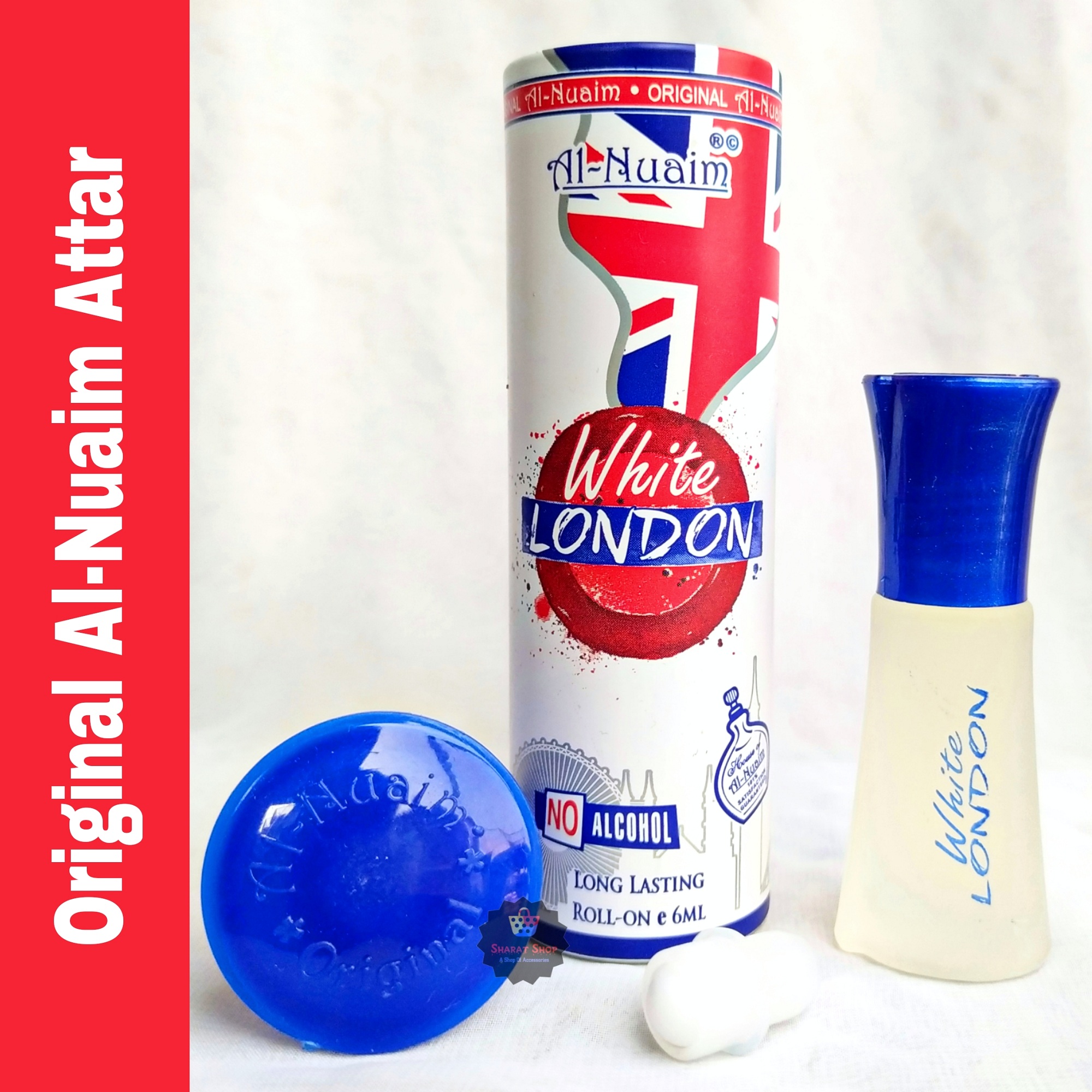 Picture of Al Nuaim White London Roll On Attar Non Alcoholic Long Lasting Perfume - 6ml Picture of Al Nuaim White London Roll On Attar Non Alcoholic Long Lasting Perfume - 6ml