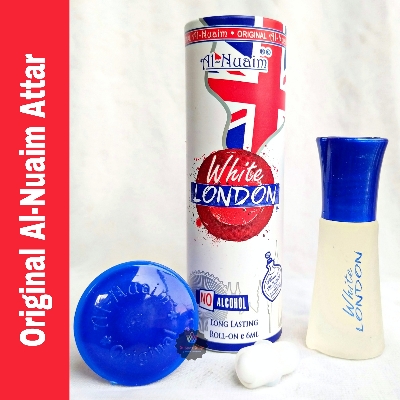 Picture of Al Nuaim White London Roll On Attar Non Alcoholic Long Lasting Perfume - 6ml Picture of Al Nuaim White London Roll On Attar Non Alcoholic Long Lasting Perfume - 6ml