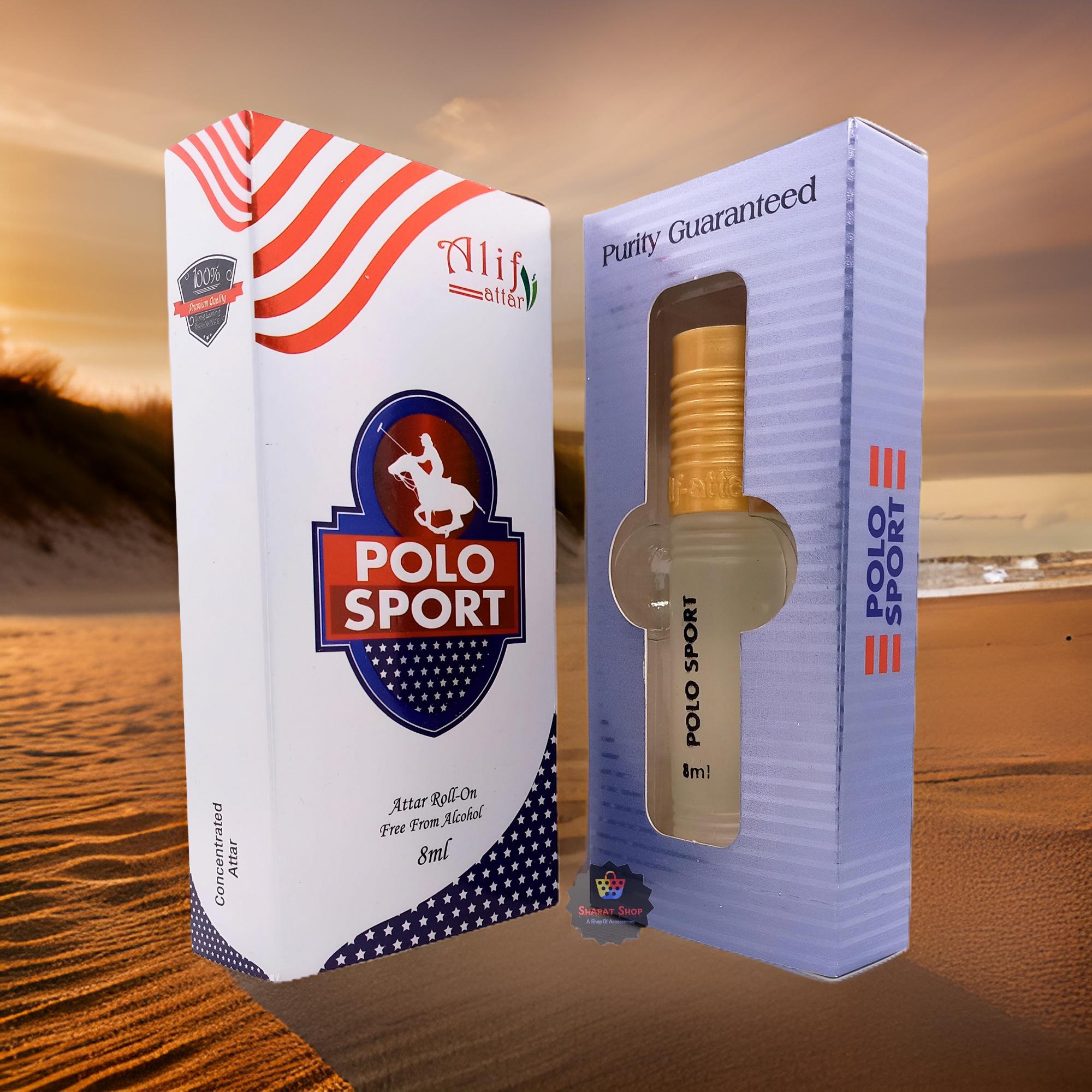 Picture of Alif POLO SPORT Attar Long Lasting Bakhoor Roll On Non Alcoholic Perfume (Halal) - 8ml Picture of Alif POLO SPORT Attar Long Lasting Bakhoor Roll On Non Alcoholic Perfume (Halal) - 8ml