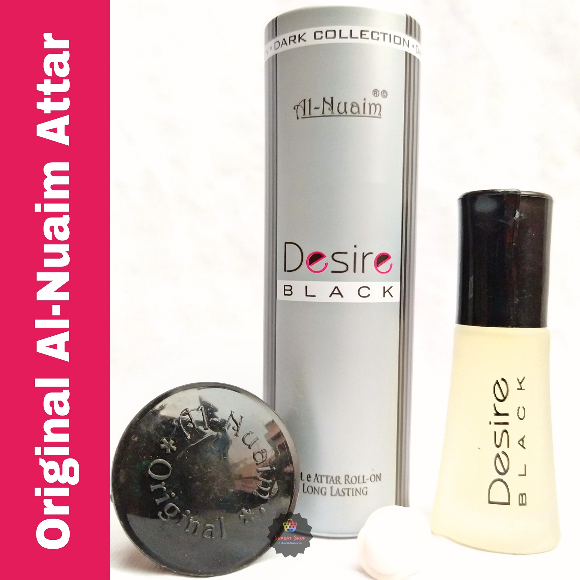 Picture of Al Nuaim Desire Black Roll On Attar Non Alcoholic Long Lasting Perfume - 6Ml - Ator Picture of Al Nuaim Desire Black Roll On Attar Non Alcoholic Long Lasting Perfume - 6Ml - Ator