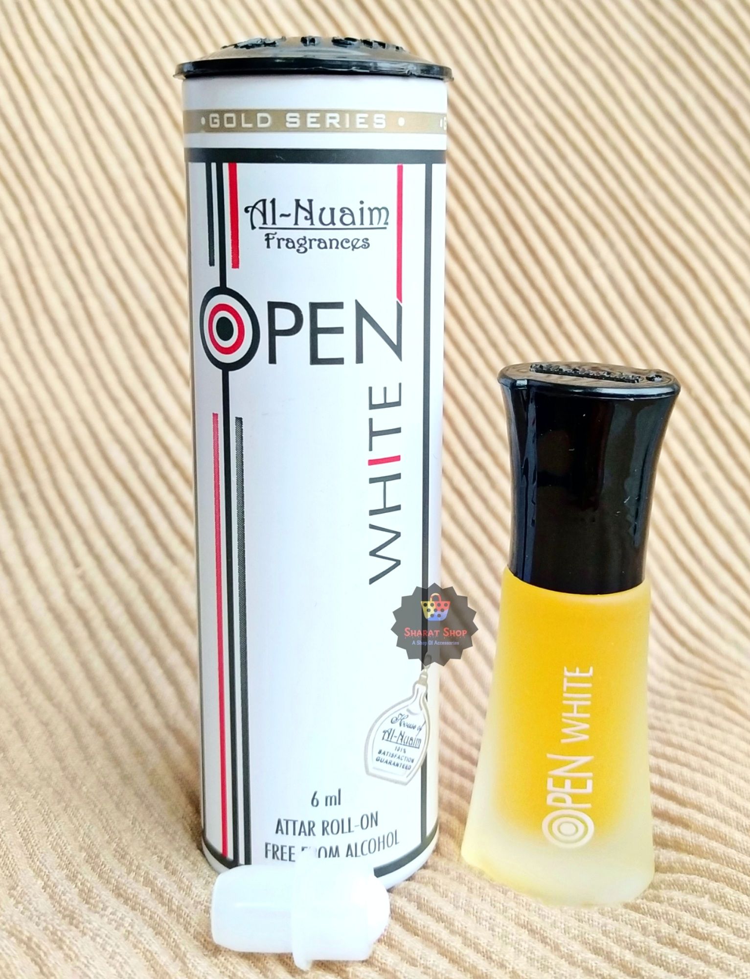 Picture of Al Nuaim Open White Roll On Attar Non Alcoholic Long Lasting Perfume - 6ml Picture of Al Nuaim Open White Roll On Attar Non Alcoholic Long Lasting Perfume - 6ml