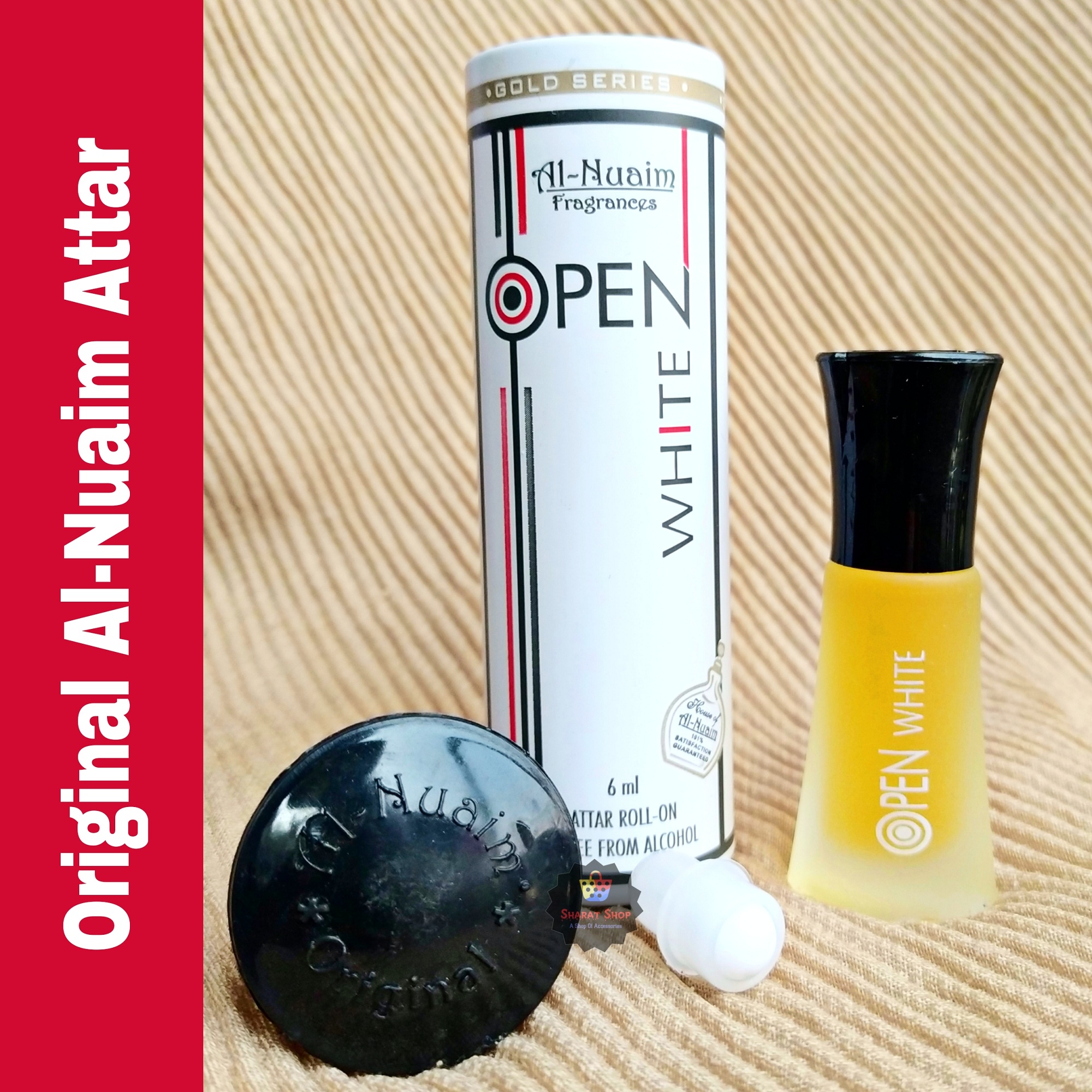 Picture of Al Nuaim Open White Roll On Attar Non Alcoholic Long Lasting Perfume - 6ml Picture of Al Nuaim Open White Roll On Attar Non Alcoholic Long Lasting Perfume - 6ml