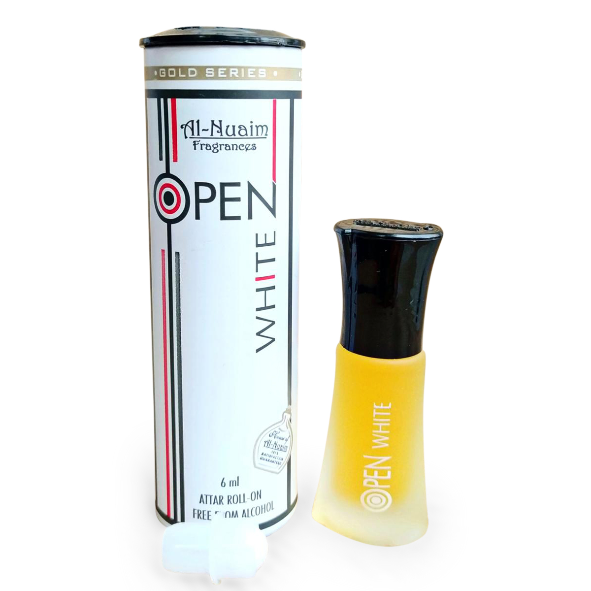 Picture of Al Nuaim Open White Roll On Attar Non Alcoholic Long Lasting Perfume - 6ml Picture of Al Nuaim Open White Roll On Attar Non Alcoholic Long Lasting Perfume - 6ml