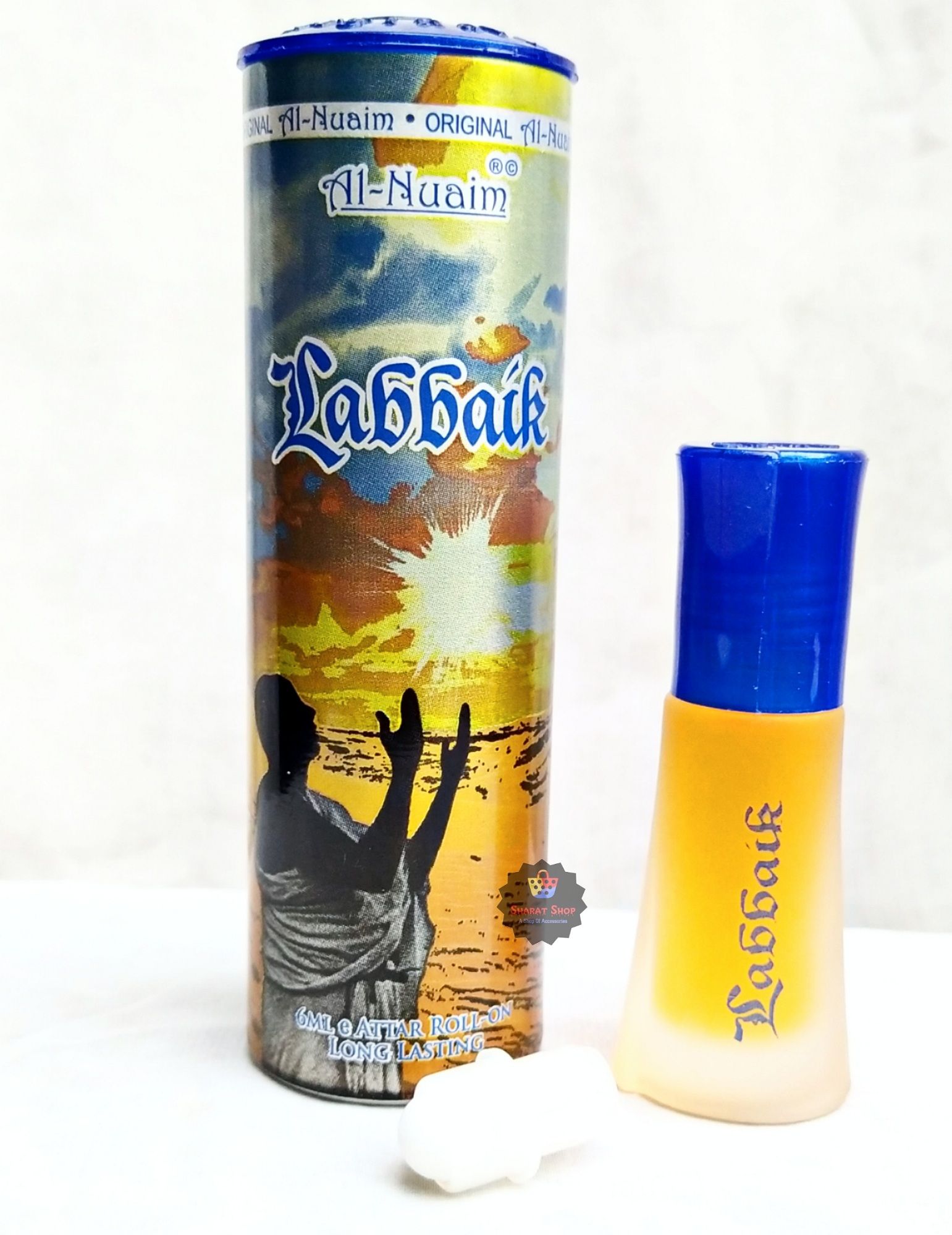 Picture of Al Nuaim Labbaik Roll On Attar Non Alcoholic Long Lasting Perfume - 6Ml - Ator Picture of Al Nuaim Labbaik Roll On Attar Non Alcoholic Long Lasting Perfume - 6Ml - Ator