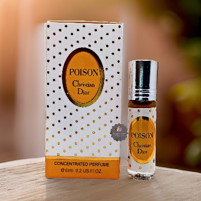 Picture of Dior Poison Concentrated Perfume Oil Long Lasting Non-alcoholic Fragrance - 6ml Picture of Dior Poison Concentrated Perfume Oil Long Lasting Non-alcoholic Fragrance - 6ml