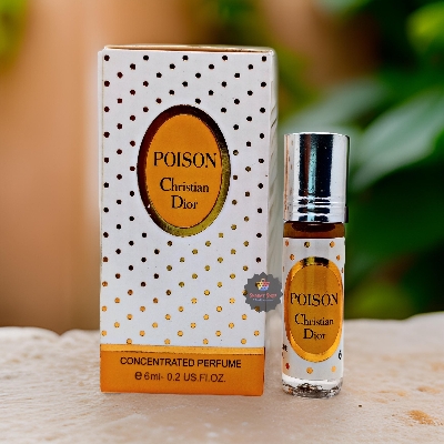 Picture of Dior Poison Concentrated Perfume Oil Long Lasting Non-alcoholic Fragrance - 6ml Picture of Dior Poison Concentrated Perfume Oil Long Lasting Non-alcoholic Fragrance - 6ml