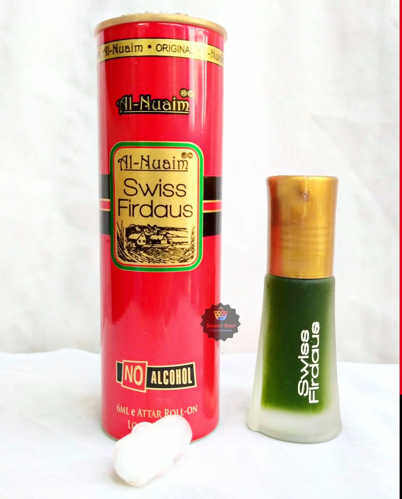 Picture of Al Nuaim Swiss Firdaus Roll On Attar Non Alcoholic Long Lasting Perfume - 6ml Picture of Al Nuaim Swiss Firdaus Roll On Attar Non Alcoholic Long Lasting Perfume - 6ml