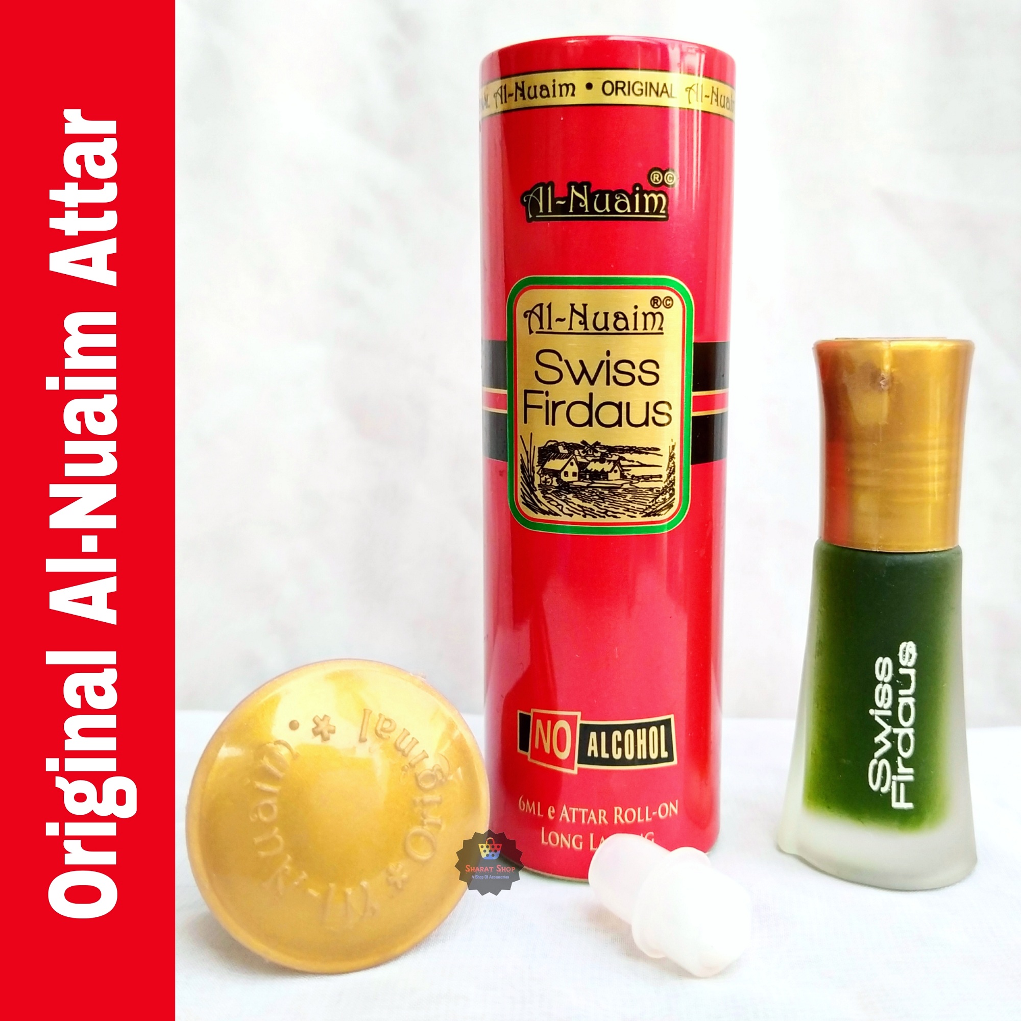 Picture of Al Nuaim Swiss Firdaus Roll On Attar Non Alcoholic Long Lasting Perfume - 6ml Picture of Al Nuaim Swiss Firdaus Roll On Attar Non Alcoholic Long Lasting Perfume - 6ml