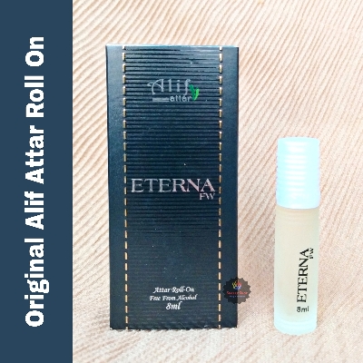 Picture of Alif Eterna Fw Attar Long Lasting Roll On Non Alcoholic Perfume (হালাল) - 8ml Picture of Alif Eterna Fw Attar Long Lasting Roll On Non Alcoholic Perfume (হালাল) - 8ml