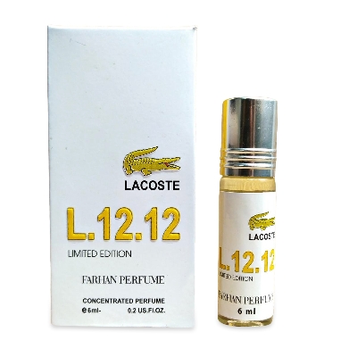 Picture of Lacoste_L.12.12 Concentrated Perfume Oil Limited Edition Roll On For Men Attar Non-alcoholic Fragrance - 6ml Picture of Lacoste_L.12.12 Concentrated Perfume Oil Limited Edition Roll On For Men Attar Non-alcoholic Fragrance - 6ml