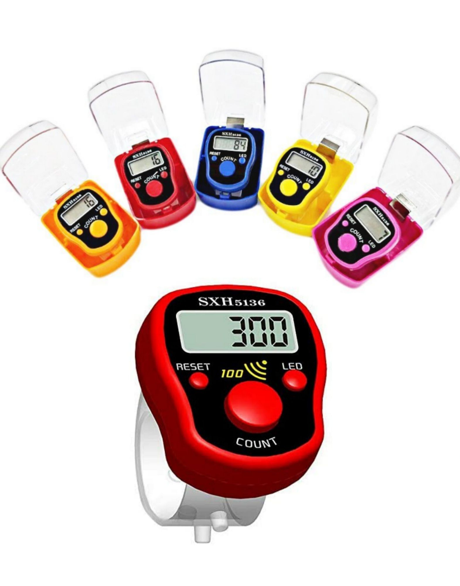Picture of Digital Tasbih Tally Counter Tosbi With LED Light - 1pc Picture of Digital Tasbih Tally Counter Tosbi With LED Light - 1pc