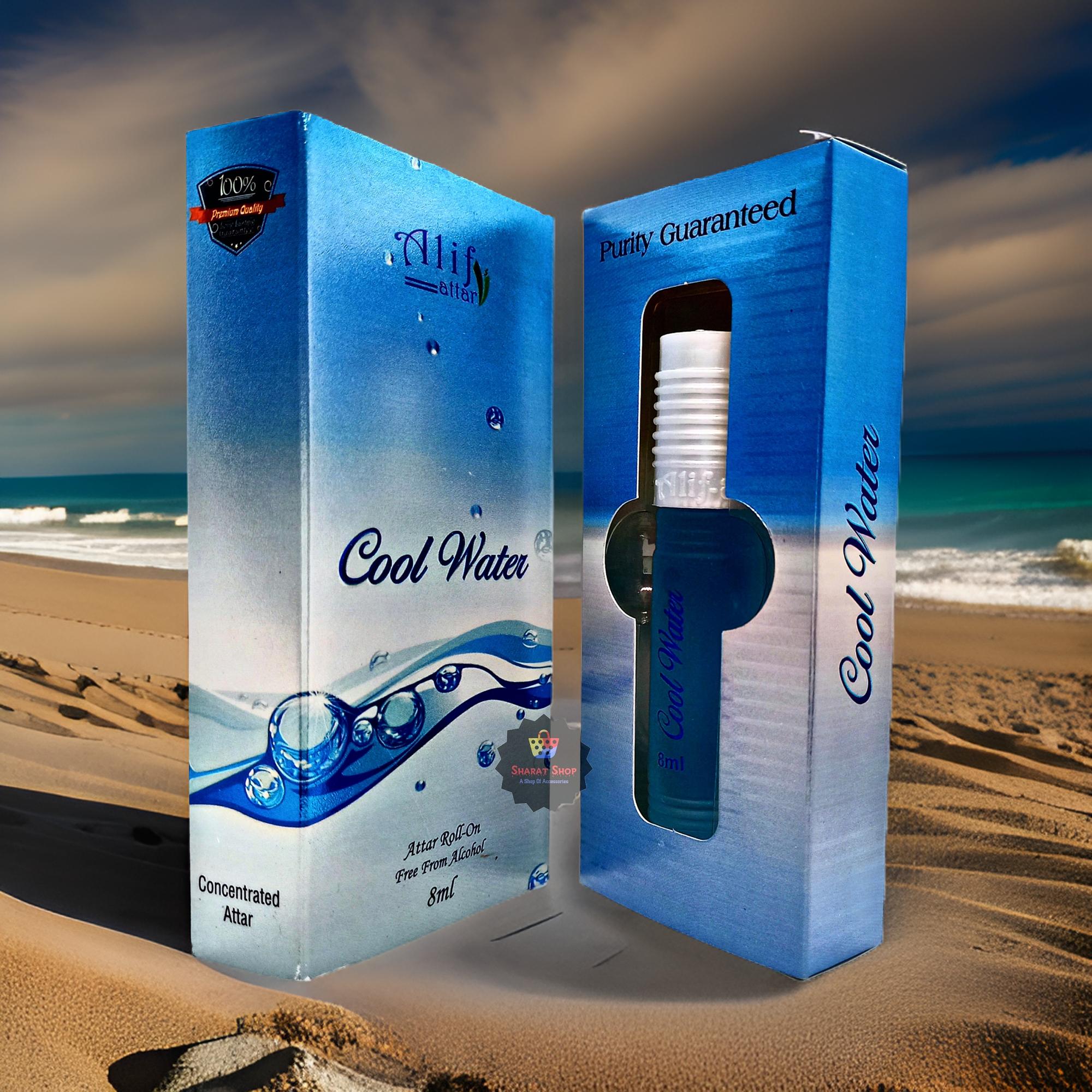 Picture of Cool Water By Alif Attar Long Lasting Roll On Non Alcoholic Perfume (হালাল) - 8ml Picture of Cool Water By Alif Attar Long Lasting Roll On Non Alcoholic Perfume (হালাল) - 8ml