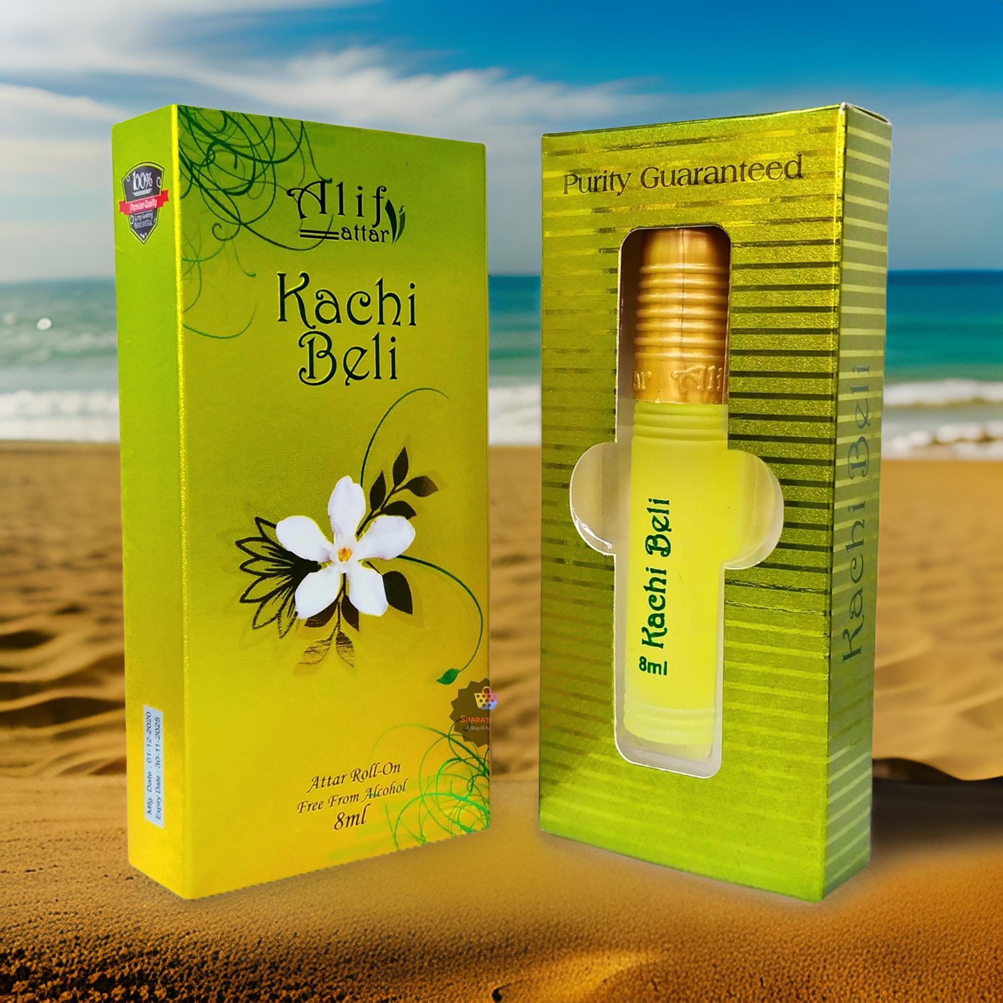 Picture of Alif Kachi Beli Attar Long Lasting Roll On Non Alcoholic Perfume (Halal) - 8ml Picture of Alif Kachi Beli Attar Long Lasting Roll On Non Alcoholic Perfume (Halal) - 8ml