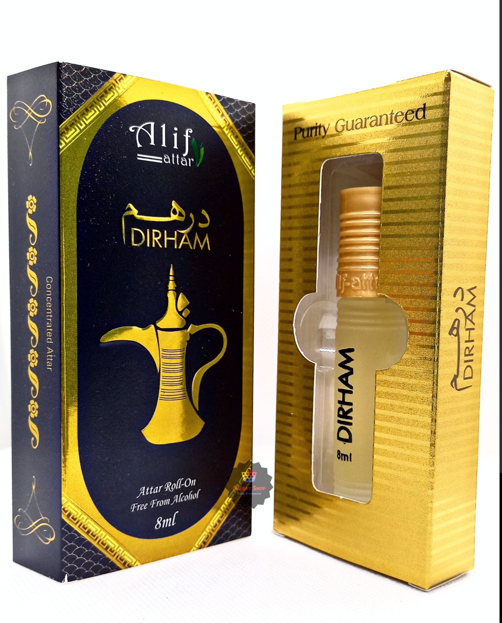 Picture of DIRHAM By Alif Attar Long Lasting Roll On Non Alcoholic Perfume (হালাল) - 8ml Picture of DIRHAM By Alif Attar Long Lasting Roll On Non Alcoholic Perfume (হালাল) - 8ml