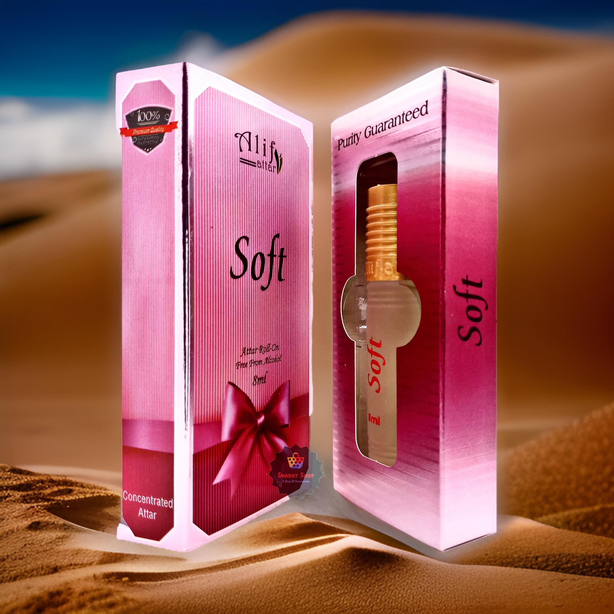 Picture of Soft By Alif Attar Long Lasting Roll On Non Alcoholic Perfume (Halal) - 8ml Picture of Soft By Alif Attar Long Lasting Roll On Non Alcoholic Perfume (Halal) - 8ml