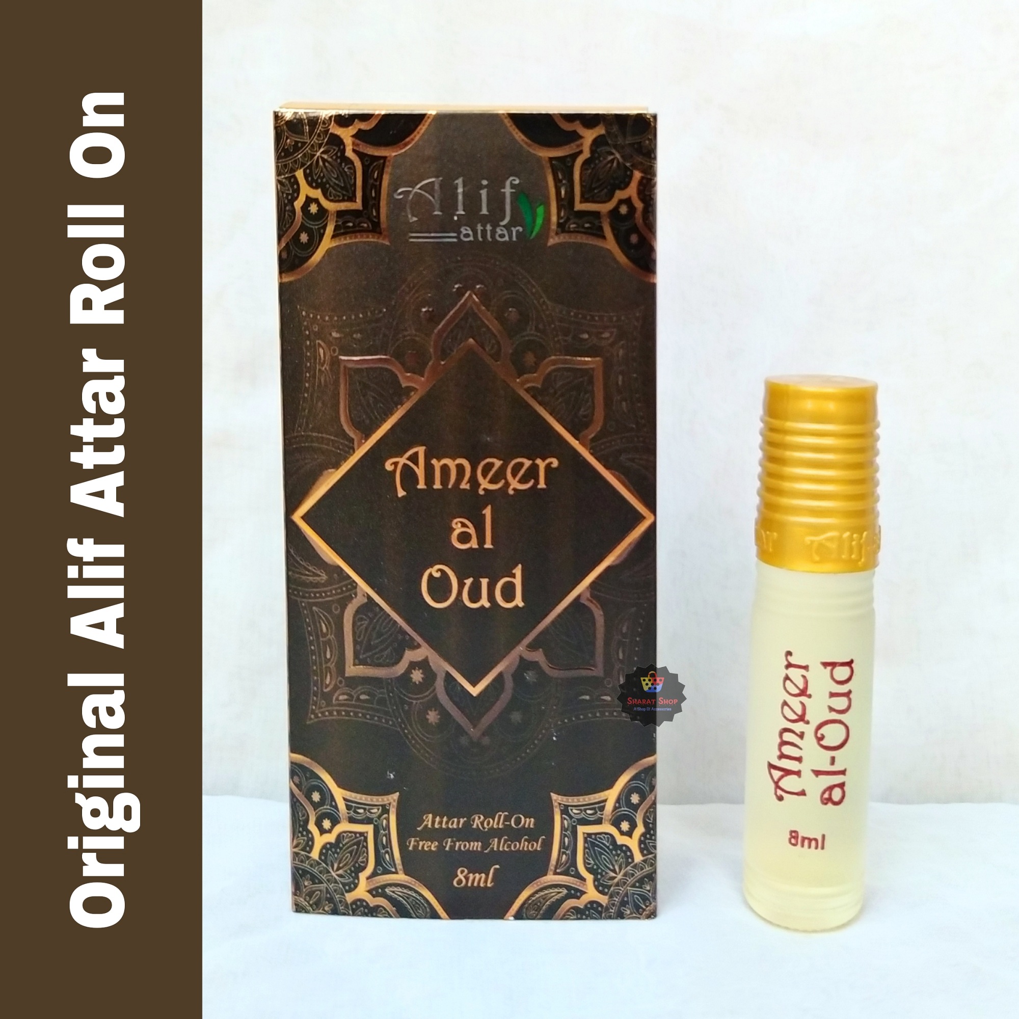 Picture of Ameer Al Oud By Alif Attar Long Lasting Roll On Non Alcoholic Perfume (Halal) - 8ml Picture of Ameer Al Oud By Alif Attar Long Lasting Roll On Non Alcoholic Perfume (Halal) - 8ml