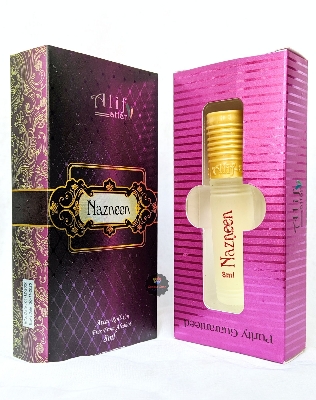 Picture of Alif Nazneen Attar Long Lasting Roll On Non Alcoholic Perfume (Halal) - 8ml Picture of Alif Nazneen Attar Long Lasting Roll On Non Alcoholic Perfume (Halal) - 8ml