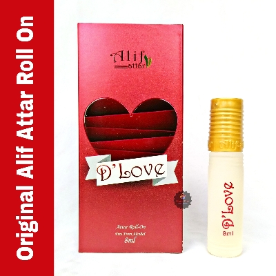 Picture of Alif D Love Attar Long Lasting D'Love Roll On Non Alcoholic Perfume (হালাল) - 8ml Picture of Alif D Love Attar Long Lasting D'Love Roll On Non Alcoholic Perfume (হালাল) - 8ml