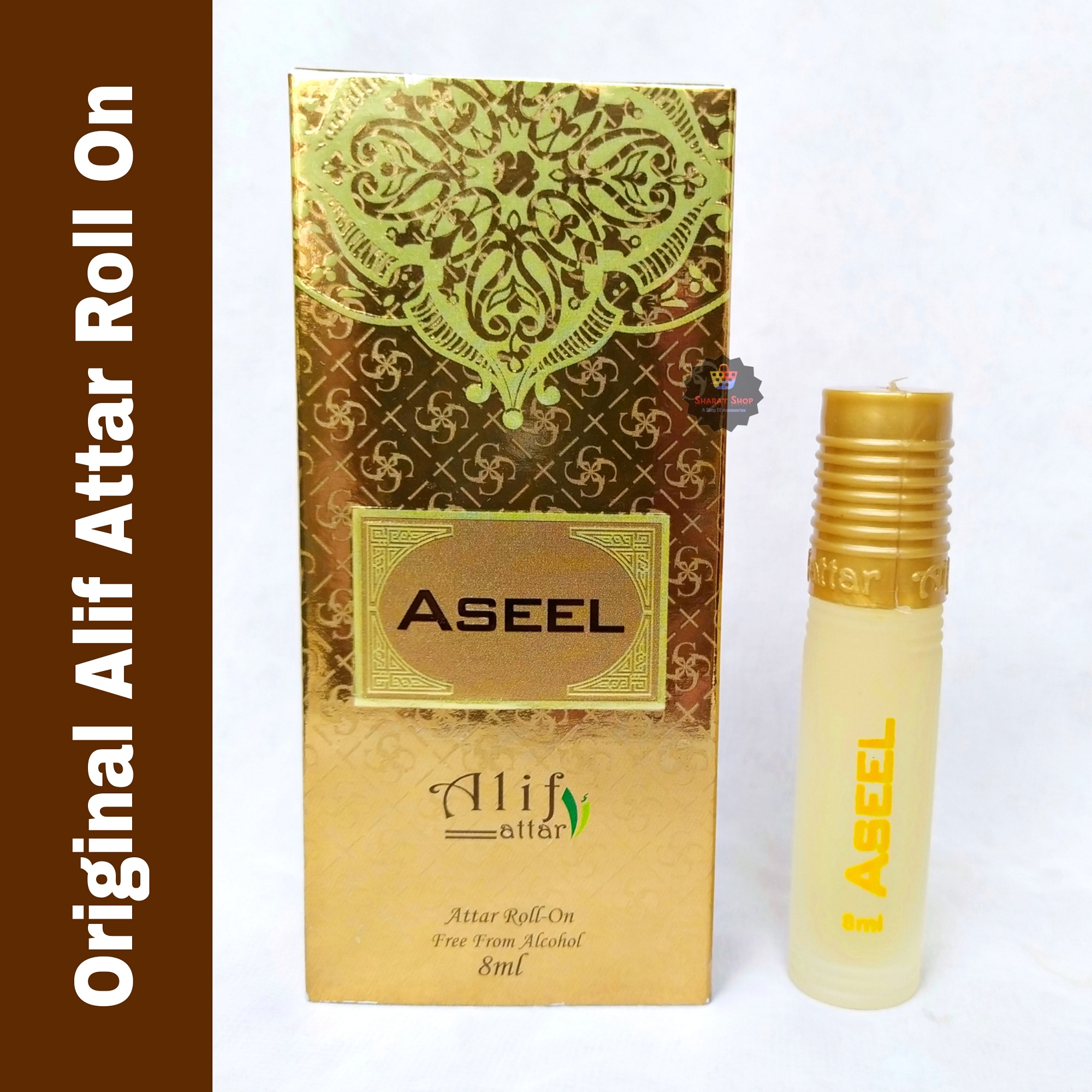 Picture of Alif Aseel Attar Long Lasting Roll On Non Alcoholic Perfume (Halal) - 8ml Picture of Alif Aseel Attar Long Lasting Roll On Non Alcoholic Perfume (Halal) - 8ml