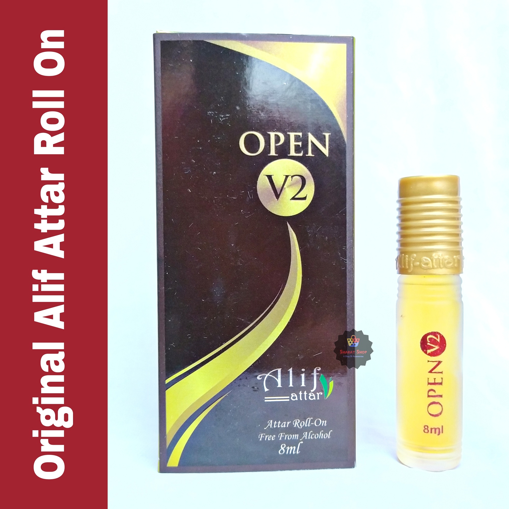 Picture of Alif Open V2 Attar Long Lasting Roll On Non Alcoholic Perfume (Halal) - 8ml Picture of Alif Open V2 Attar Long Lasting Roll On Non Alcoholic Perfume (Halal) - 8ml