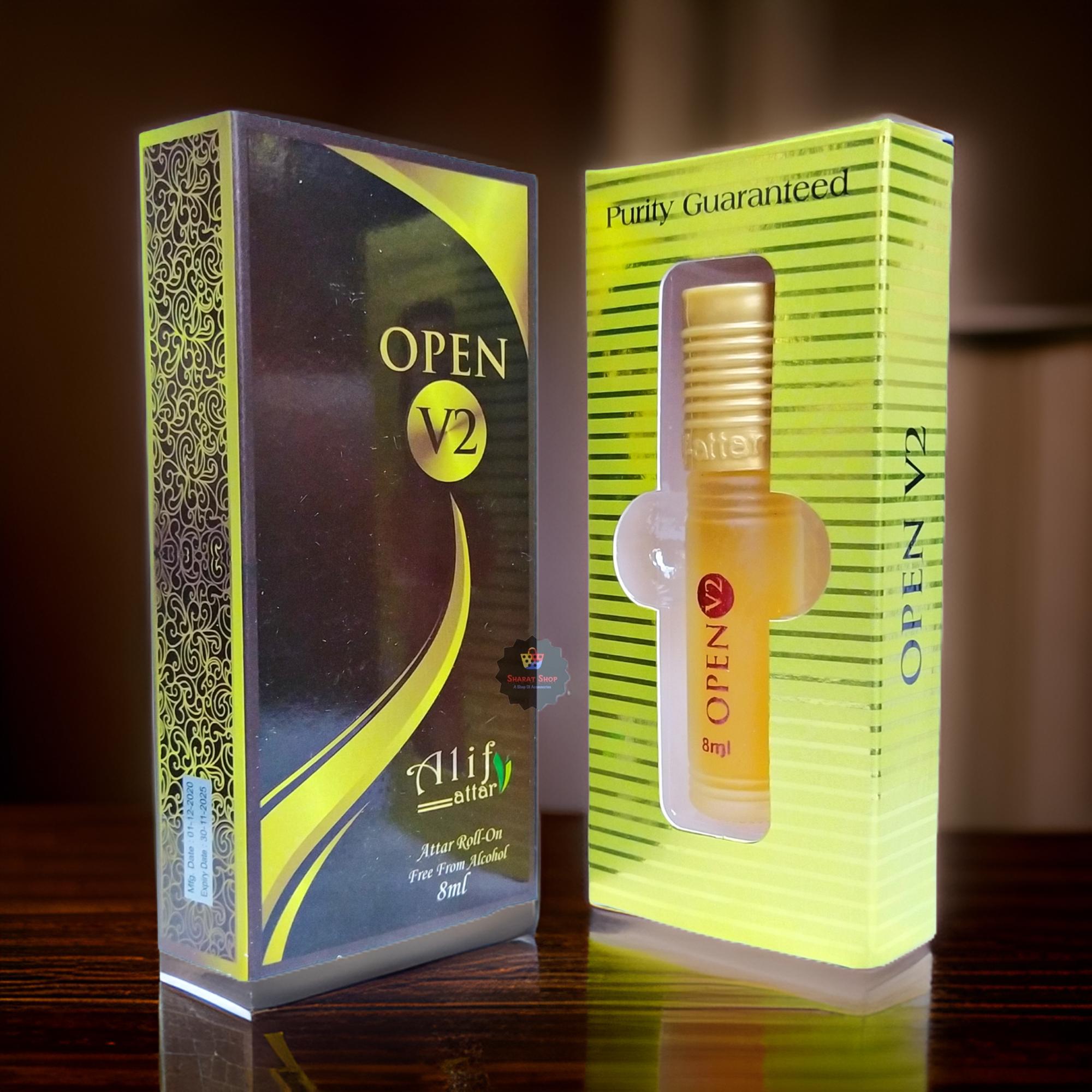 Picture of Alif Open V2 Attar Long Lasting Roll On Non Alcoholic Perfume (Halal) - 8ml Picture of Alif Open V2 Attar Long Lasting Roll On Non Alcoholic Perfume (Halal) - 8ml