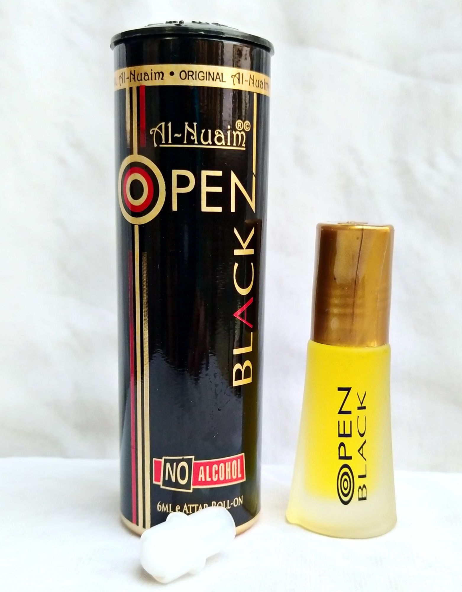 Picture of Al Nuaim Open Black Roll On Attar Non Alcoholic Long Lasting Perfume - 6ml Picture of Al Nuaim Open Black Roll On Attar Non Alcoholic Long Lasting Perfume - 6ml