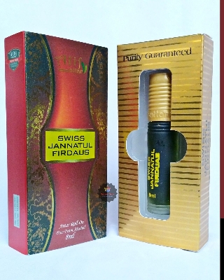 Picture of Alif Swiss Jannatul Firduas Attar Long Lasting Ferdaus Roll On Ator Non Alcoholic Perfume (Halal) - 8ml Picture of Alif Swiss Jannatul Firduas Attar Long Lasting Ferdaus Roll On Ator Non Alcoholic Perfume (Halal) - 8ml