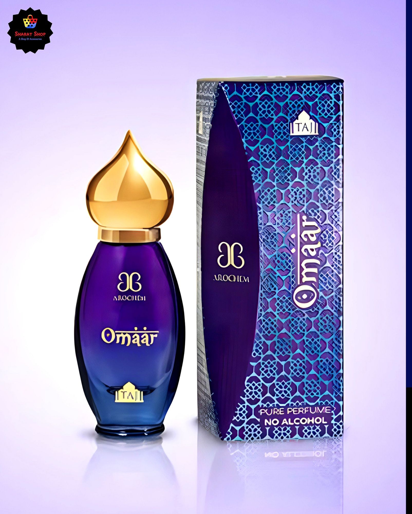 Picture of Arochem Omaar Attar Taj Series Ator Luxurious Royal Perfume Oil - 9ML (Made In India) Picture of Arochem Omaar Attar Taj Series Ator Luxurious Royal Perfume Oil - 9ML (Made In India)