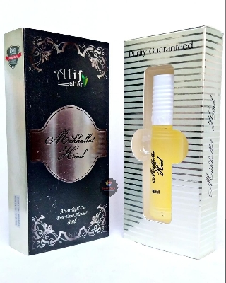 Picture of Alif Mukhallat Hind Attar Long Lasting Roll On Non Alcoholic Perfume (Halal) - 8ml Picture of Alif Mukhallat Hind Attar Long Lasting Roll On Non Alcoholic Perfume (Halal) - 8ml
