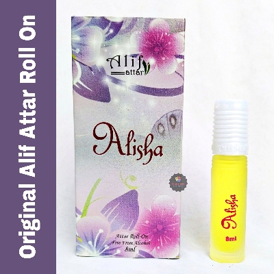 Picture of Alif Alisha Attar Long Lasting Roll On Ator Non Alcoholic Perfume (Halal) - 8ml Picture of Alif Alisha Attar Long Lasting Roll On Ator Non Alcoholic Perfume (Halal) - 8ml