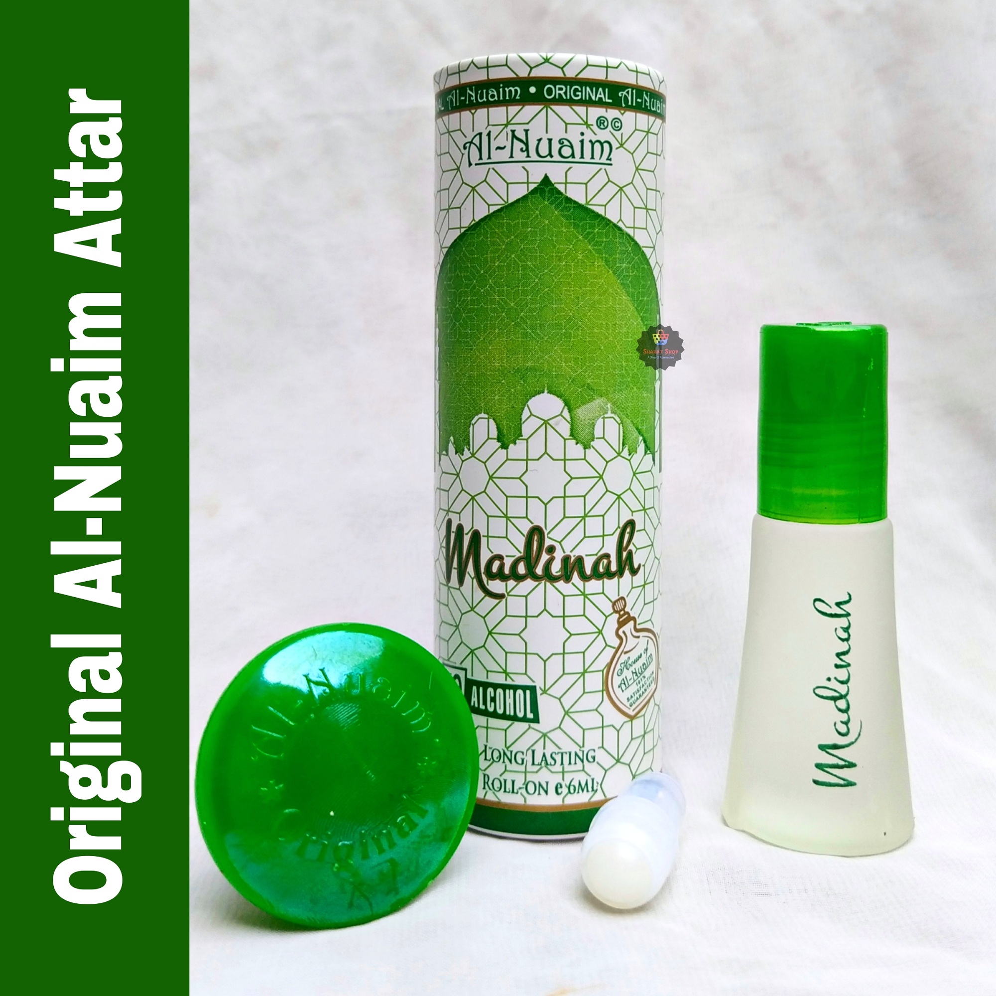 Picture of Al Nuaim Madinah Roll On Attar Non Alcoholic Long Lasting Perfume - 6ml Picture of Al Nuaim Madinah Roll On Attar Non Alcoholic Long Lasting Perfume - 6ml