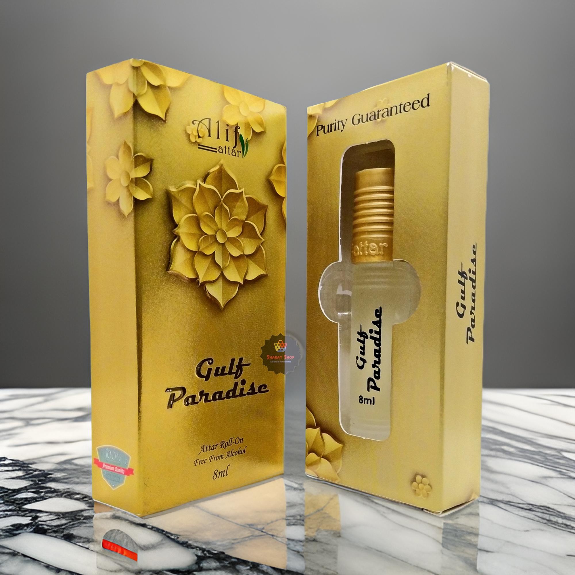 Picture of Gulf Paradise By Alif Attar Long Lasting Roll On Non Alcoholic Perfume (Halal) - 8ml Picture of Gulf Paradise By Alif Attar Long Lasting Roll On Non Alcoholic Perfume (Halal) - 8ml