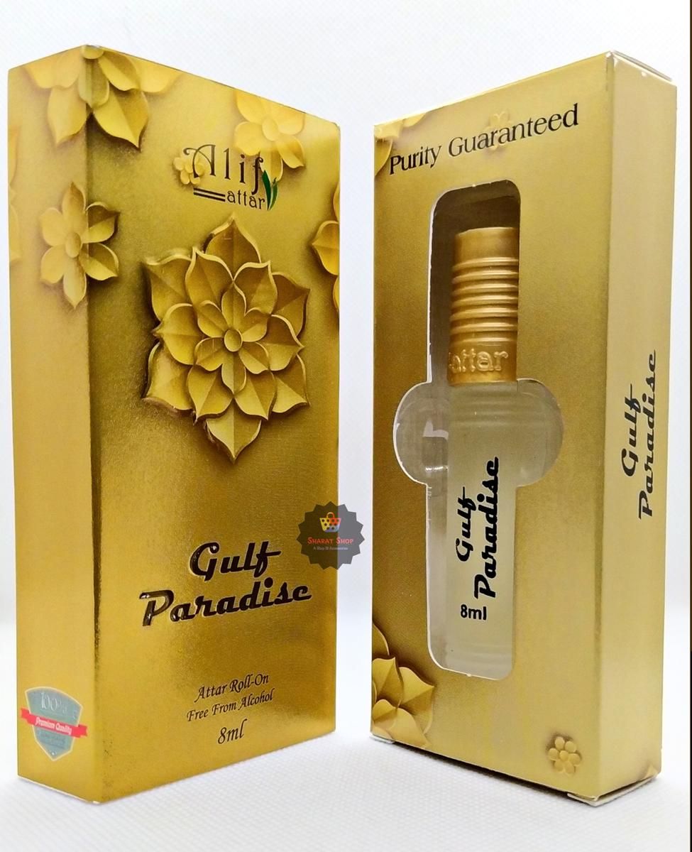 Picture of Gulf Paradise By Alif Attar Long Lasting Roll On Non Alcoholic Perfume (Halal) - 8ml Picture of Gulf Paradise By Alif Attar Long Lasting Roll On Non Alcoholic Perfume (Halal) - 8ml