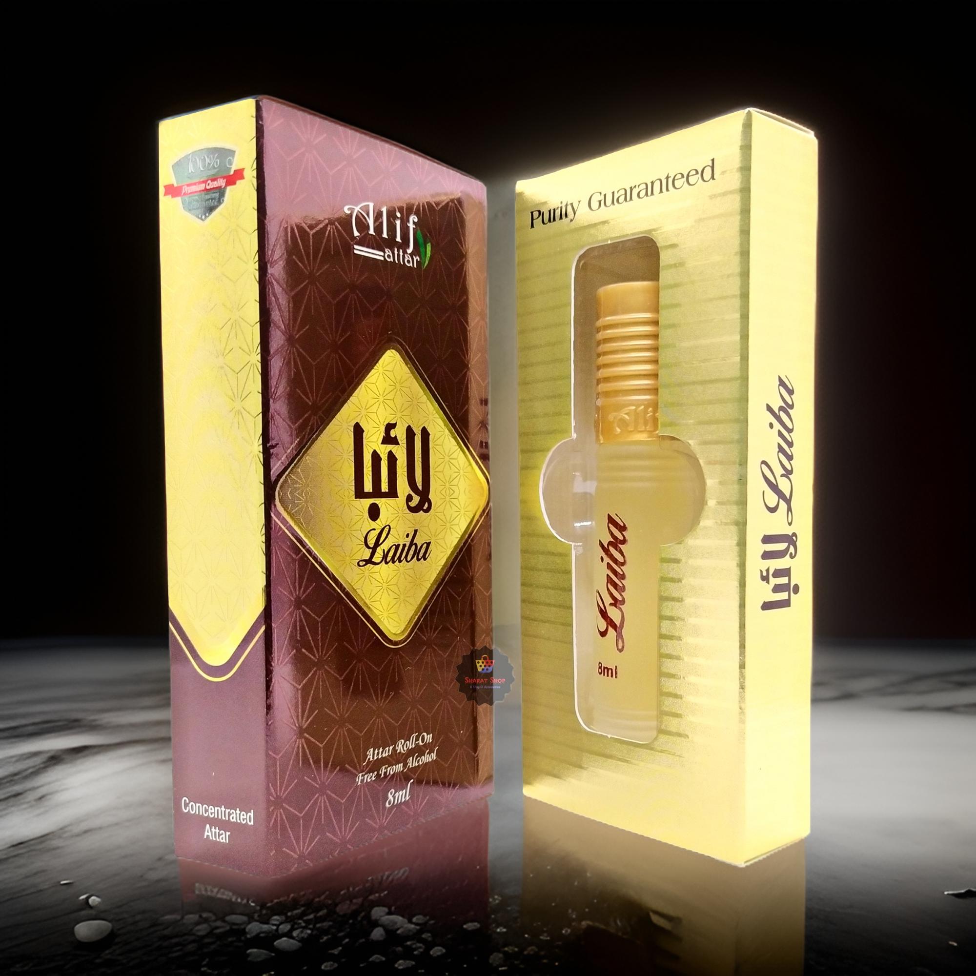 Picture of Laiba By Alif Attar Long Lasting Roll On Non Alcoholic Perfume (Halal) - 8ml Picture of Laiba By Alif Attar Long Lasting Roll On Non Alcoholic Perfume (Halal) - 8ml