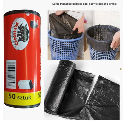 Picture of Garbage bags on roll 50pcs For lite use Picture of Garbage bags on roll 50pcs For lite use