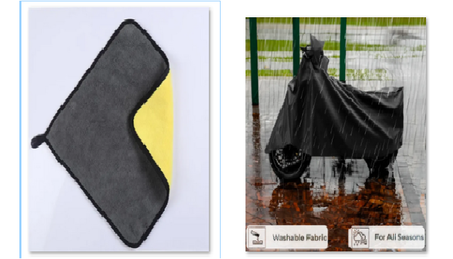 Picture of Bike cover waterproof and microfiber towel - combo offer Picture of Bike cover waterproof and microfiber towel - combo offer