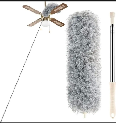 Picture of 9.5 Feet Bendable Feather Duster with Extra Long Extendable Microfiber Duster (Dust Cleaner ) Picture of 9.5 Feet Bendable Feather Duster with Extra Long Extendable Microfiber Duster (Dust Cleaner )