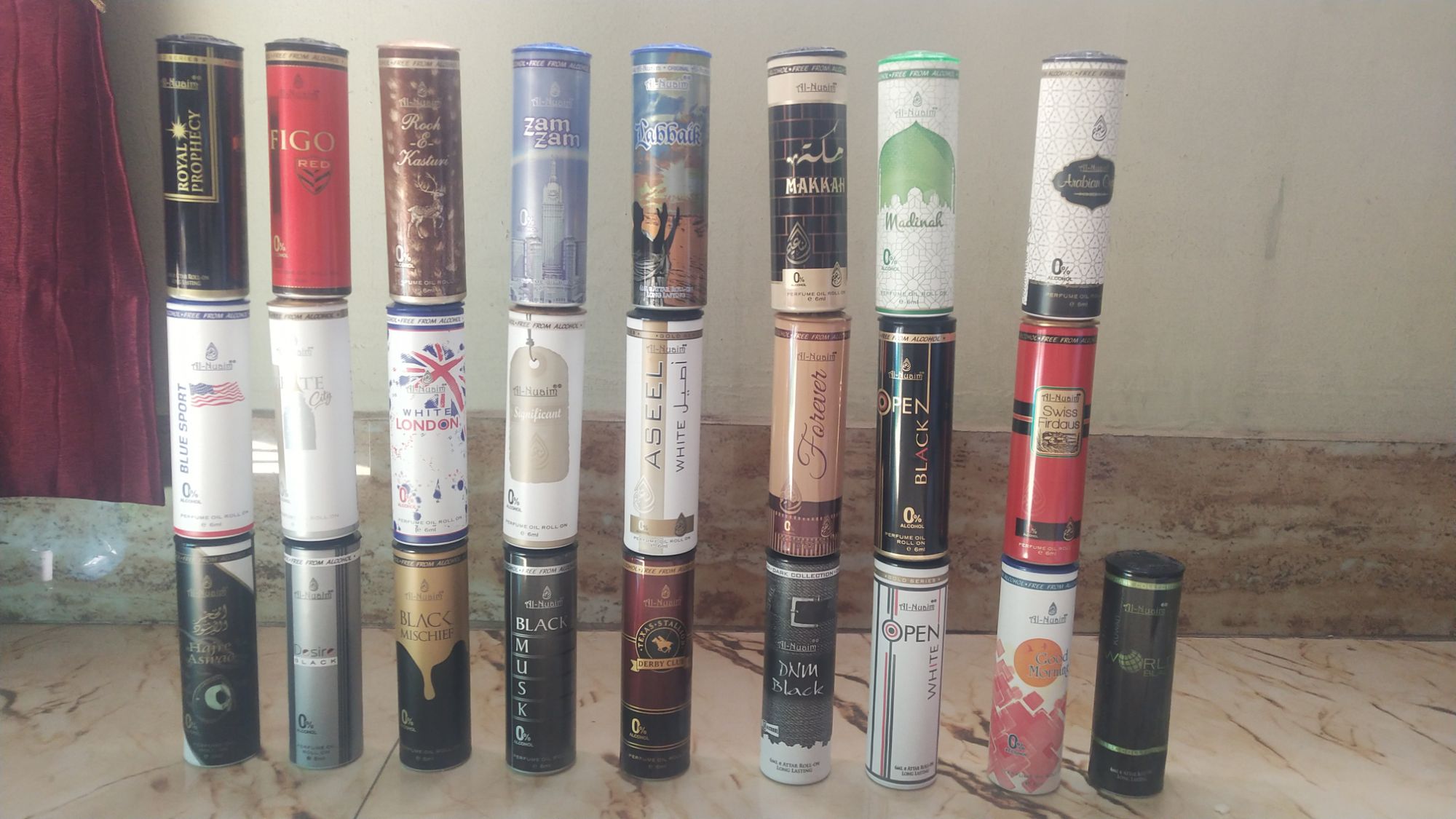 Picture of Al Nuaim Roll on Attar - All Flavours- 6ml- Made in India Picture of Al Nuaim Roll on Attar - All Flavours- 6ml- Made in India