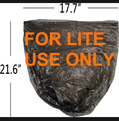 Picture of Garbage/Dustbin/Thrashbin black poly/bag - 50peice roll, 35liter Picture of Garbage/Dustbin/Thrashbin black poly/bag - 50peice roll, 35liter