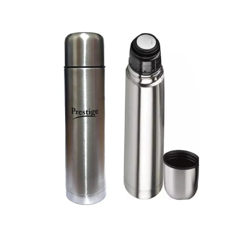 Picture of 350 ml PRESTIGE ALL STEEL HOT/COLD WATER FLASK/TEA FLASKS/VACUUM BOTTLE Picture of 350 ml PRESTIGE ALL STEEL HOT/COLD WATER FLASK/TEA FLASKS/VACUUM BOTTLE