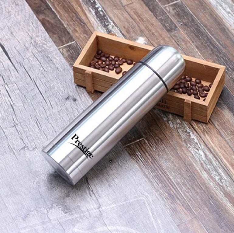 Picture of 350 ml PRESTIGE ALL STEEL HOT/COLD WATER FLASK/TEA FLASKS/VACUUM BOTTLE Picture of 350 ml PRESTIGE ALL STEEL HOT/COLD WATER FLASK/TEA FLASKS/VACUUM BOTTLE