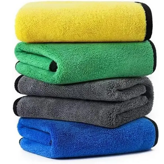Picture of 30X40 cm Car Bike Wash Double Layer Ultra Soft Scratch Proof Microfiber Towel Picture of 30X40 cm Car Bike Wash Double Layer Ultra Soft Scratch Proof Microfiber Towel