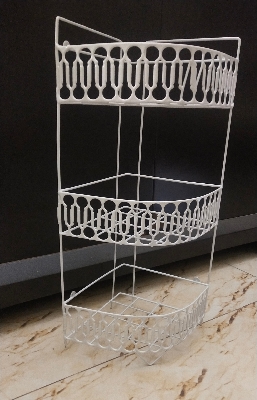 Picture of 3 Steps Hanging Corner Storage Rack Organizer Kitchen Rack Furniture Space Savers - Maximize Space With This 3-Step Hanging Corner Storage Rack Picture of 3 Steps Hanging Corner Storage Rack Organizer Kitchen Rack Furniture Space Savers - Maximize Space With This 3-Step Hanging Corner Storage Rack
