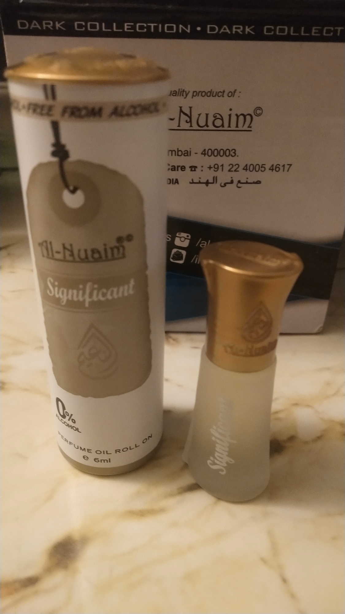 Picture of Al-Nuaim Significant Roll On Attar Long Lasting Fragrance Perfume Oil - 6ml. Picture of Al-Nuaim Significant Roll On Attar Long Lasting Fragrance Perfume Oil - 6ml.