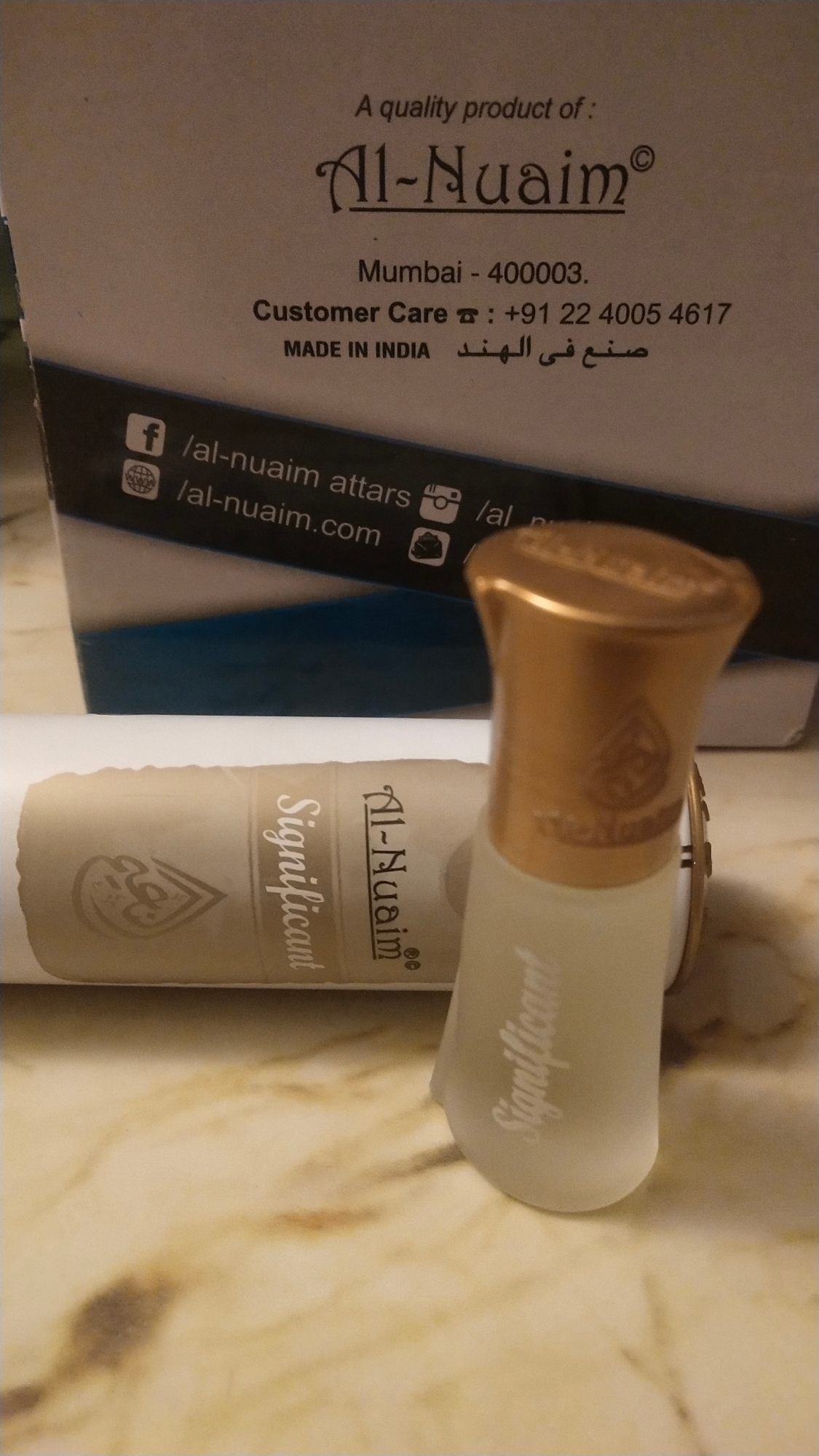 Picture of Al-Nuaim Significant Roll On Attar Long Lasting Fragrance Perfume Oil - 6ml. Picture of Al-Nuaim Significant Roll On Attar Long Lasting Fragrance Perfume Oil - 6ml.