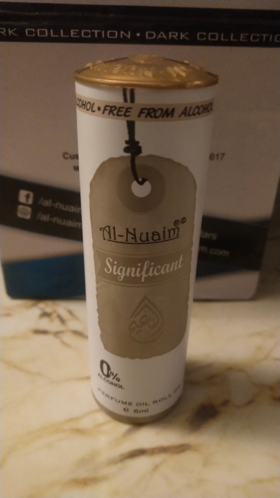 Picture of Al-Nuaim Significant Roll On Attar Long Lasting Fragrance Perfume Oil - 6ml. Picture of Al-Nuaim Significant Roll On Attar Long Lasting Fragrance Perfume Oil - 6ml.